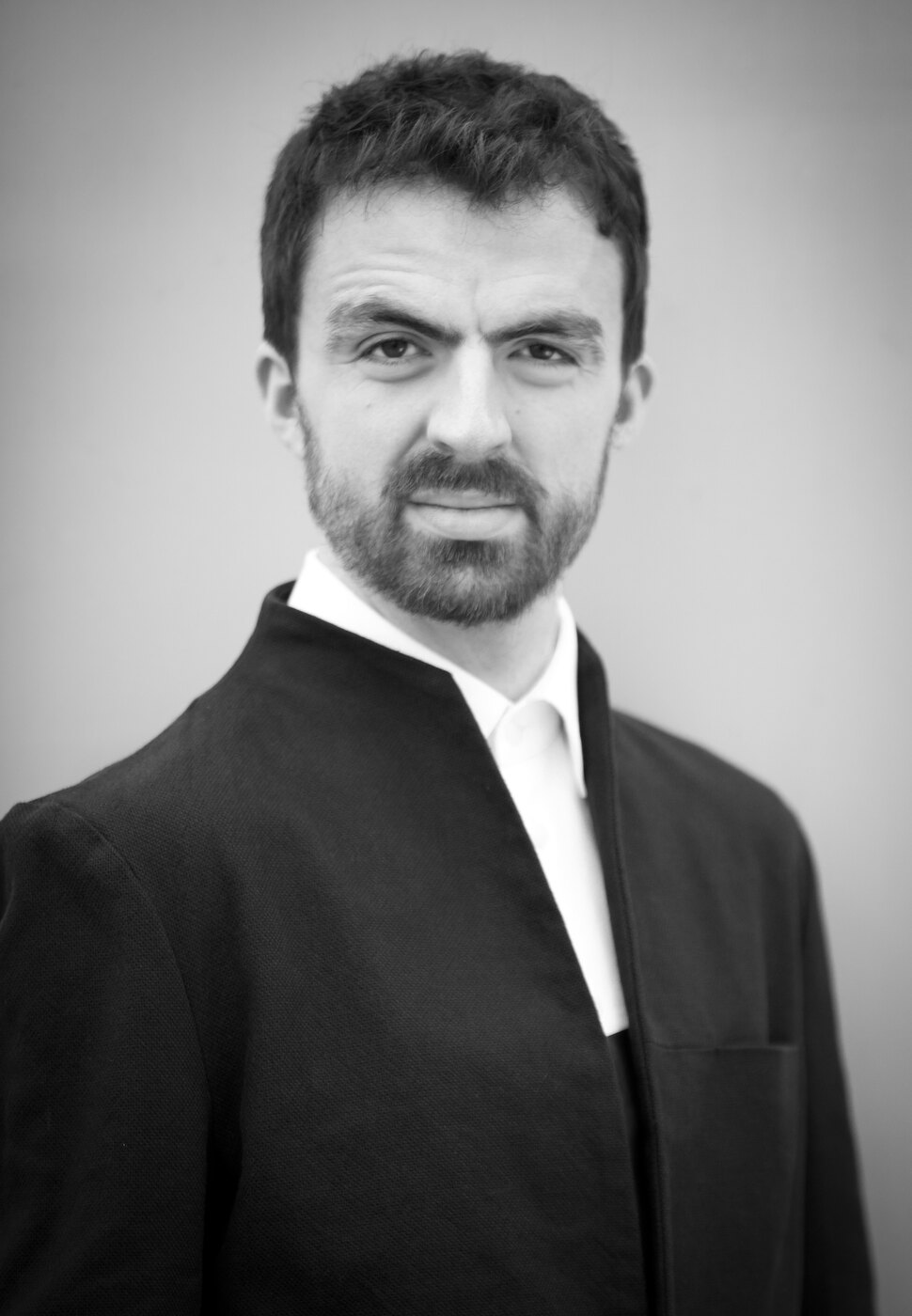 Portrait en noir et blanc d’Alan Picol