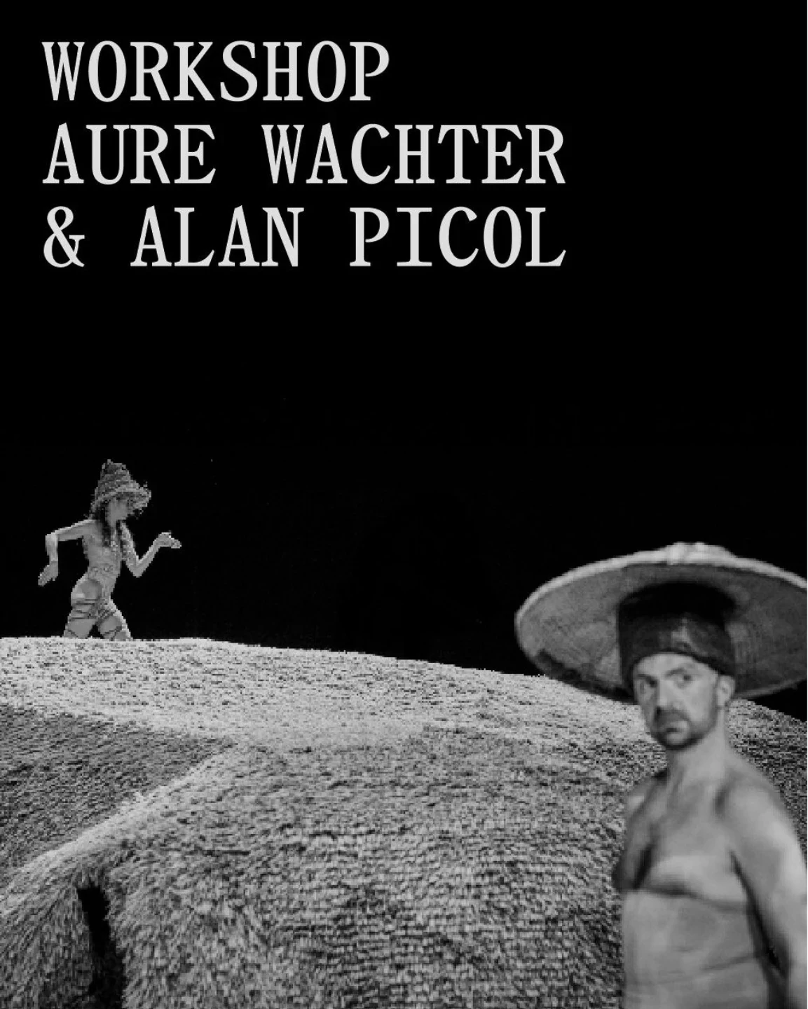 Affiche du workshop voix et danse d’Aure Wachter et Alan Picol